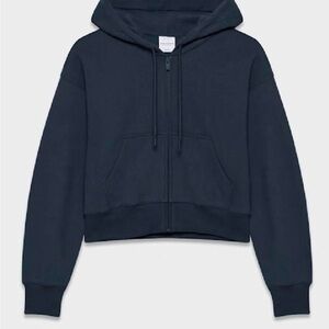 Cozy Sweatfleece Boyfriend Boxy Zip Hoodie
